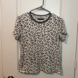 Abercrombie and Fitch Leopard Print T-Shirt, XS